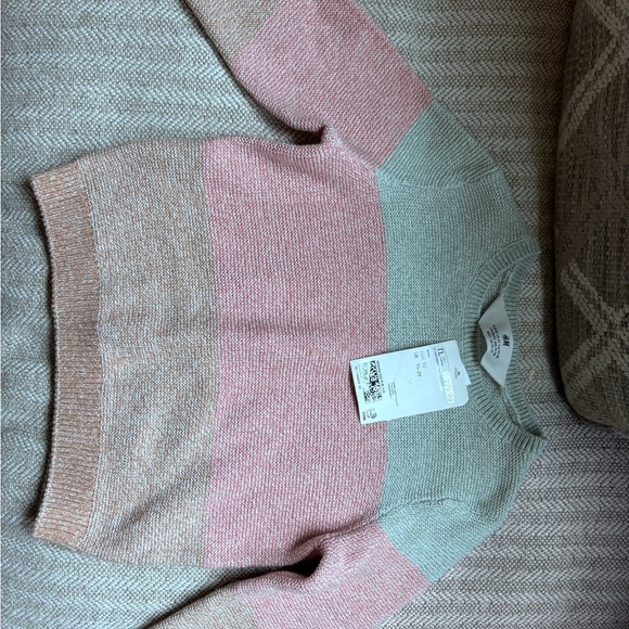 New pink sweater from H&M, never been worn. Kept in a smoke and pet free home. - Picture 2 of 2